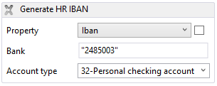 Generate HR IBAN example