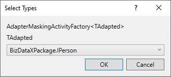 Select Types window