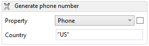 Generating phone numbers