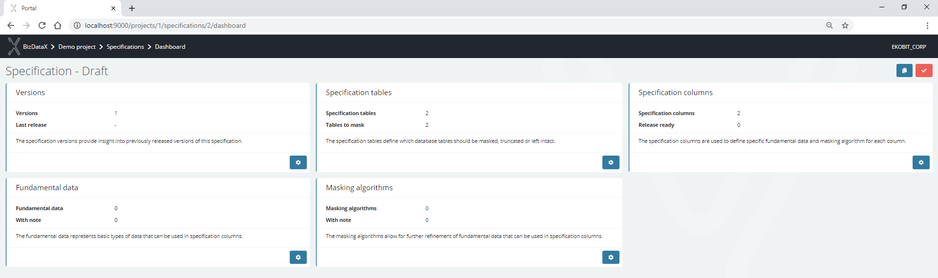 Manage fundamental data