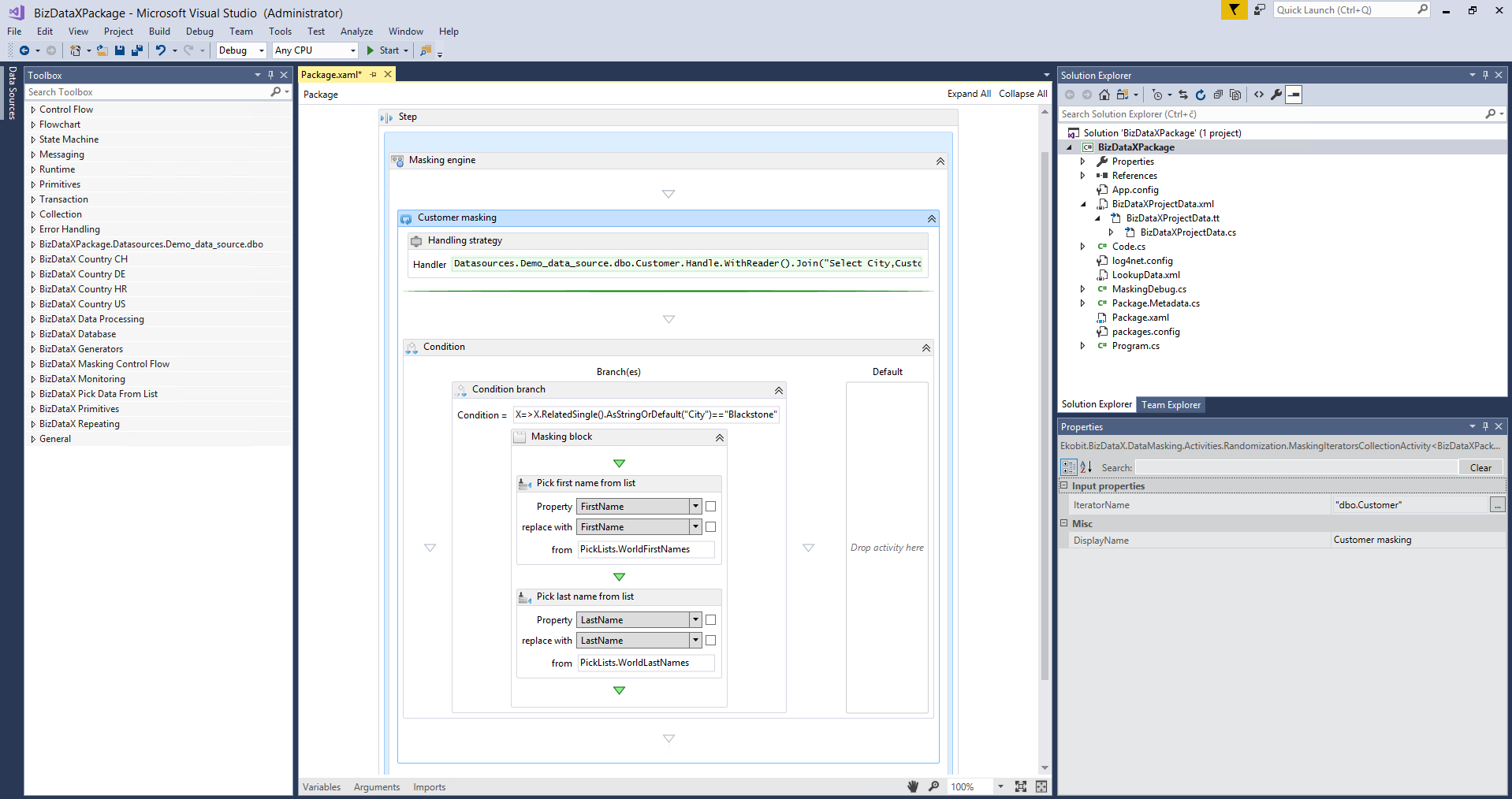 Complete example workflow