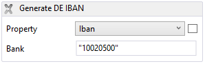 Generate DE IBAN example