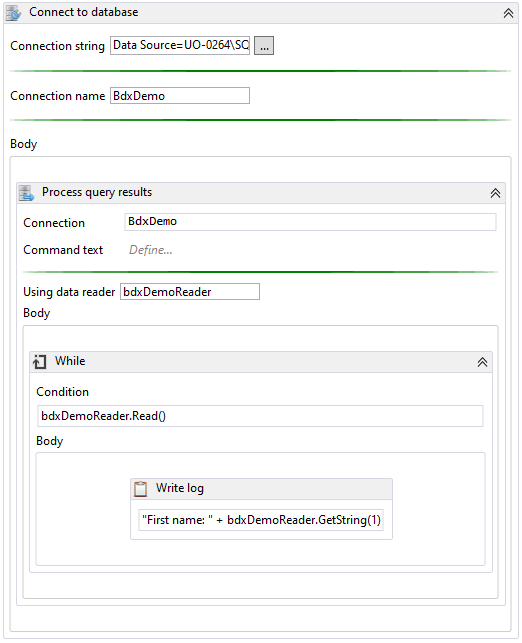 Processing query results