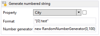 Generating numbered strings