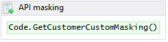 API masking example