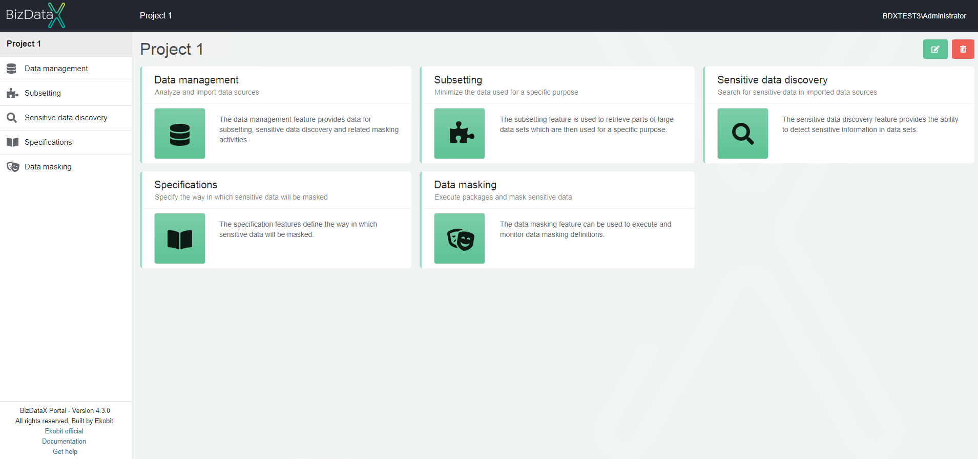 BizDataX Project Dashboard