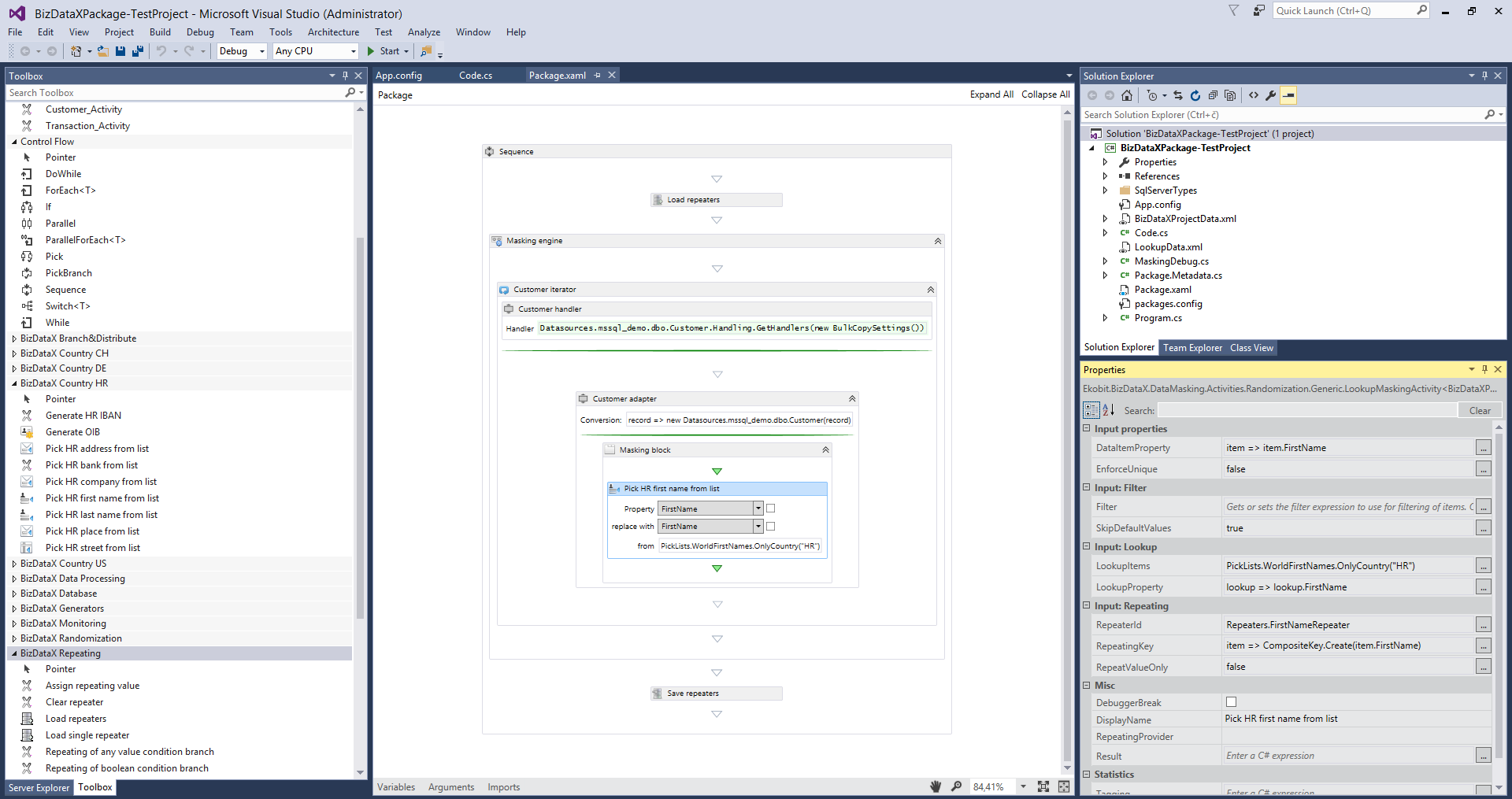 Complete example workflow