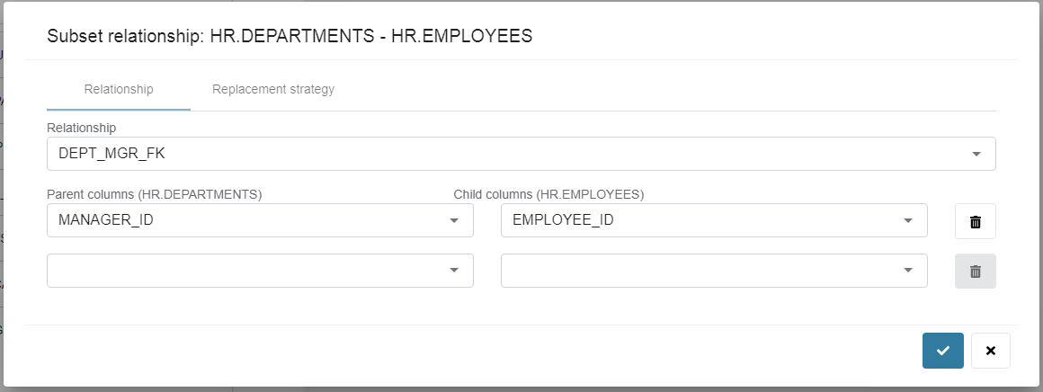 two database relationships