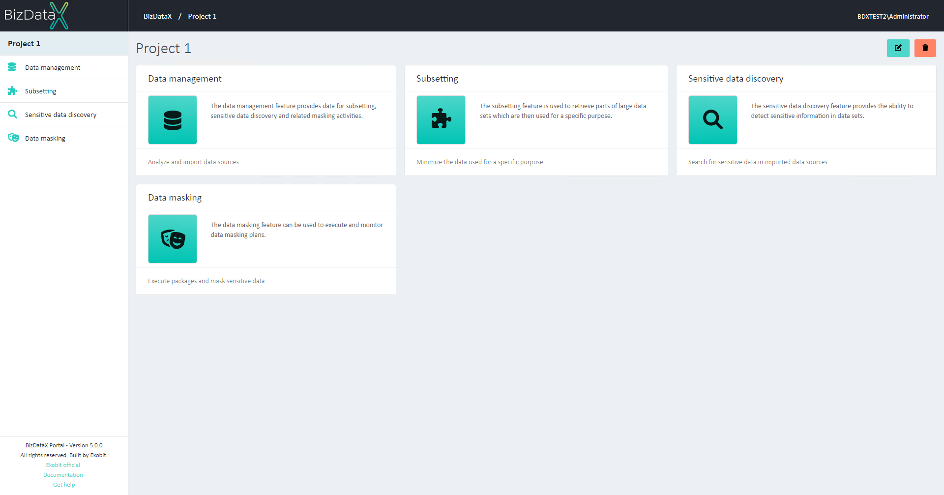 BizDataX Project Dashboard